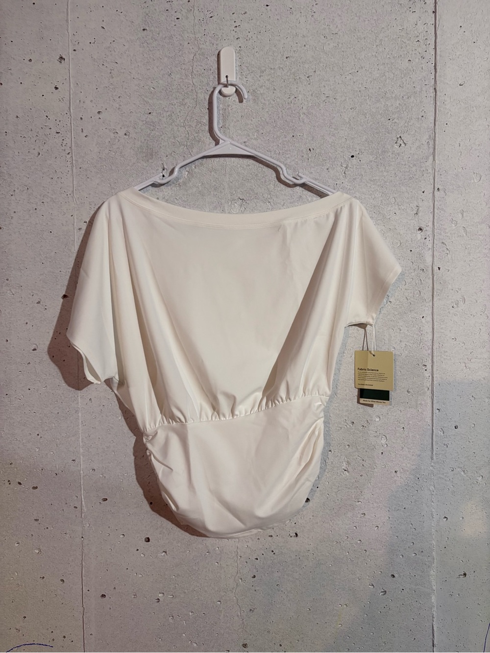 Halara One Shoulder Short Sleeve Ruched Casual Top | Size: Small
